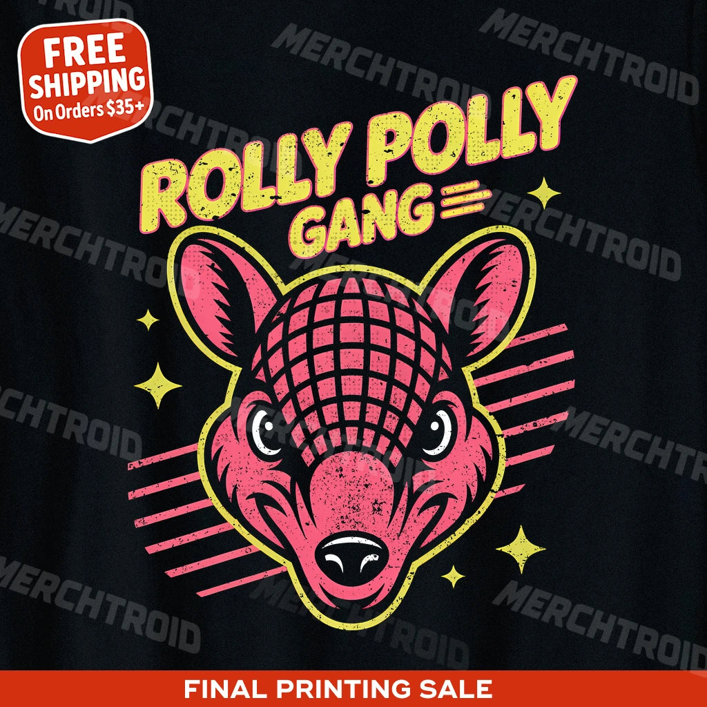 "Rolly Polly Gang" t shirt armadillo - product photo 9