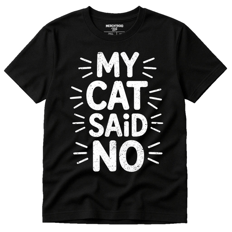 Black Cat Lovers T Shirt - 