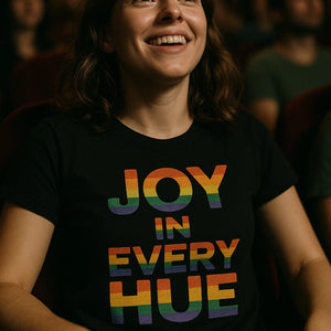 "Joy in Every Hue" t shirt lgbtq - product photo 6