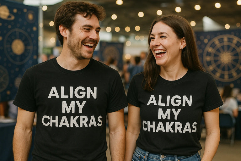 Person wearing the black astrology t shirt graphic tee - 