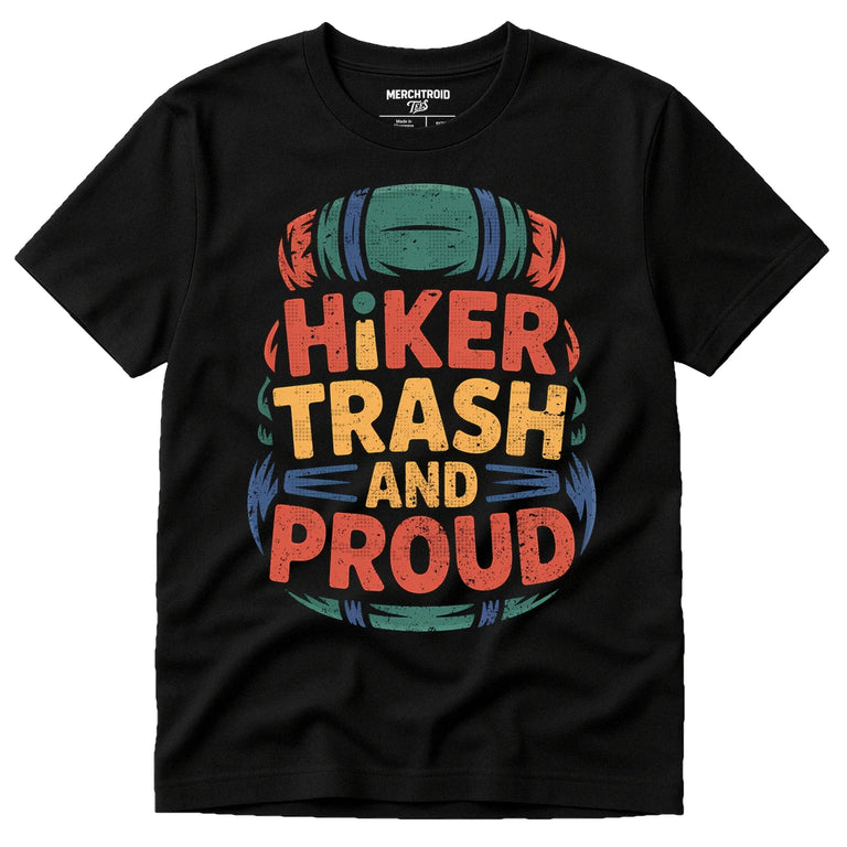 Black Backpacking T Shirt - 