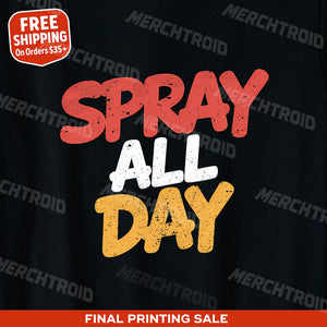 "Spray All Day" street art tee shirts - product photo 9