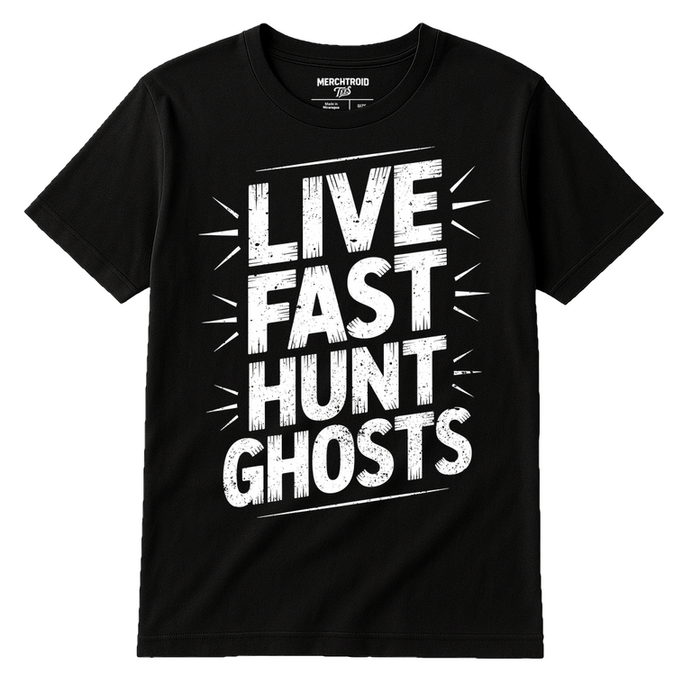 Black Paranormal T Shirt - 