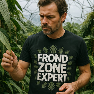 "Frond Zone Expert" botany t shirt - product photo 8