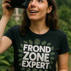 "Frond Zone Expert" botany t shirt - product photo 7