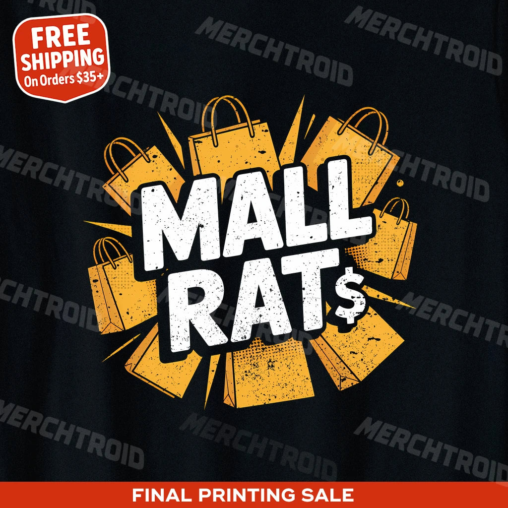 "Mall Rat" shopping t shirt - product photo 9