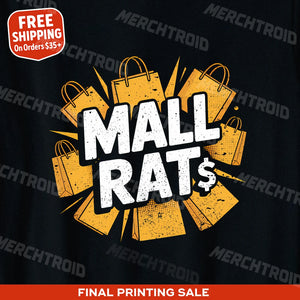 "Mall Rat" shopping t shirt - product photo 9
