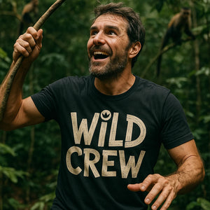 "Wild Crew" monkey tee shirt - product photo 8