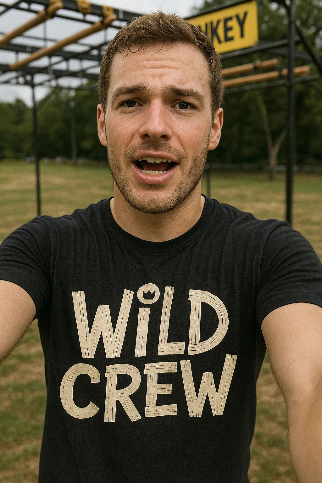 "Wild Crew" monkey tee shirt - product photo 7