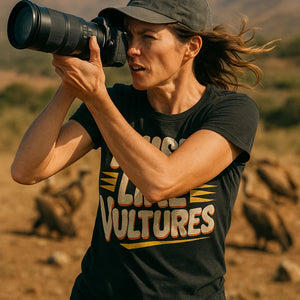 "I Just Like Vultures" vulture t shirt - product photo 8