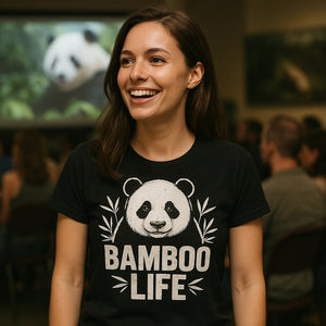 "Bamboo Life" panda tee shirt - product photo 9