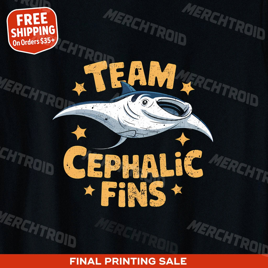 "Team Cephalic Fins" manta ray shirts - product photo 10