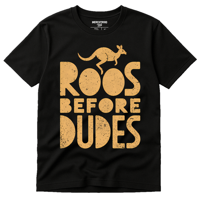 Black Kangaroo Pocket T Shirt - 