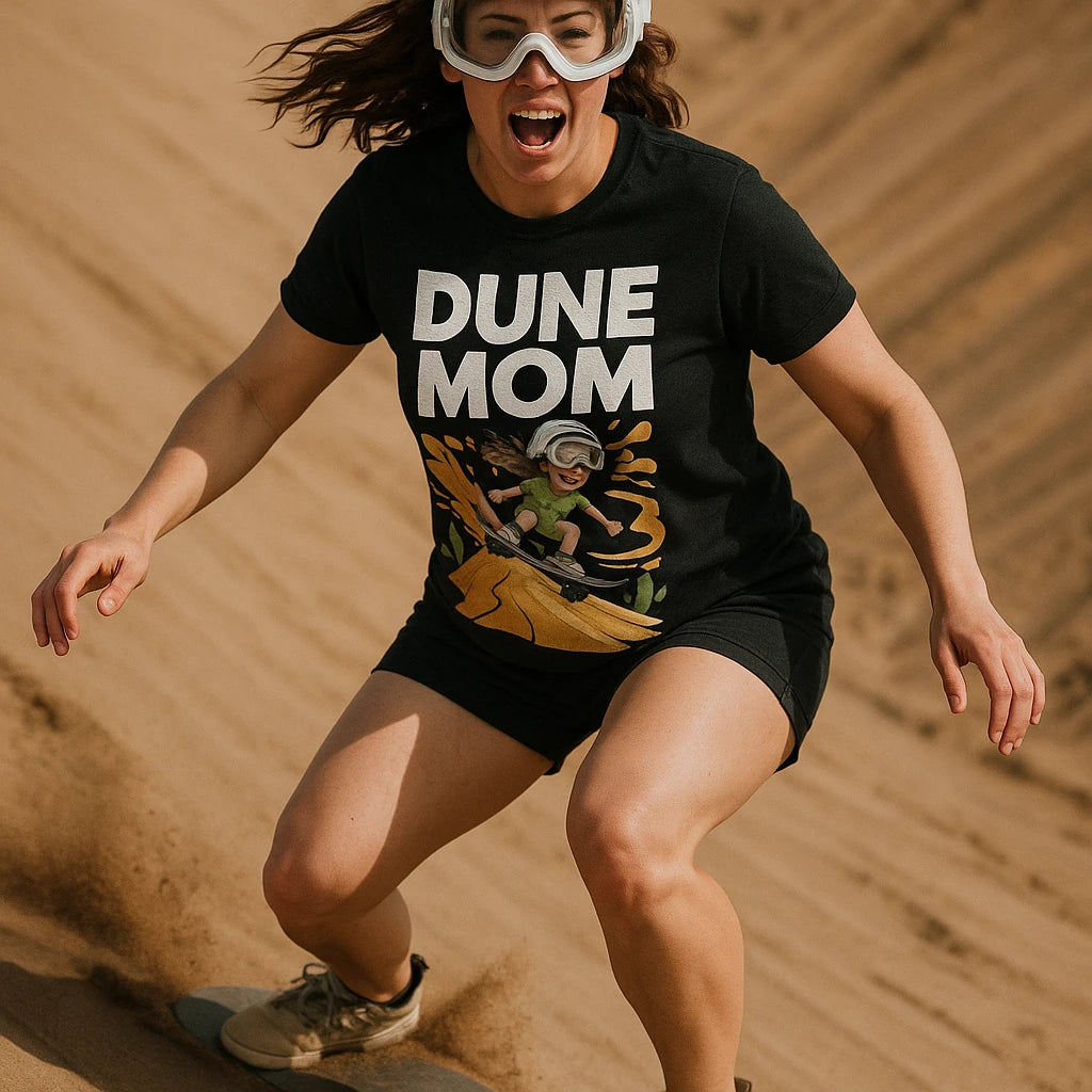"Dune Mom" sandboarding t shirt - product photo 8