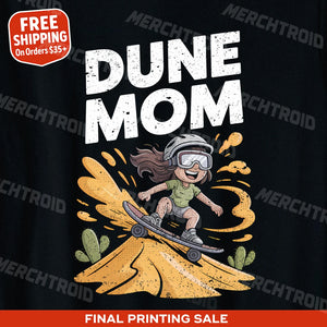 "Dune Mom" sandboarding t shirt - product photo 9