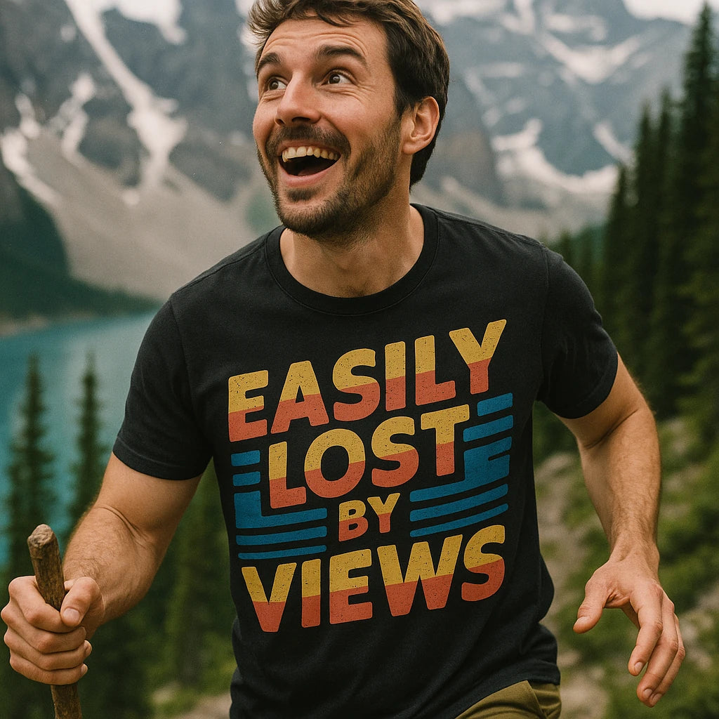 "Easily Lost By Views" trekking shirts women's - product photo 8