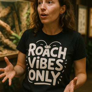 "Roach Vibes Only" cockroaches t shirt - product photo 6