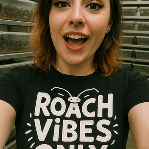 "Roach Vibes Only" cockroaches t shirt - product photo 7