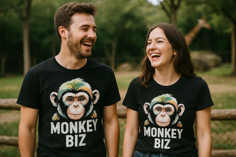 Person wearing the black zookeeper shirts graphic tee - 