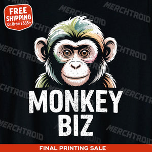 "Monkey Biz" zookeeper shirts - product photo 9