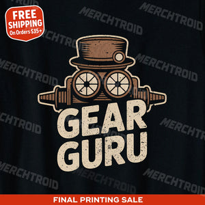 "Gear Guru" steampunk t shirt - product photo 9