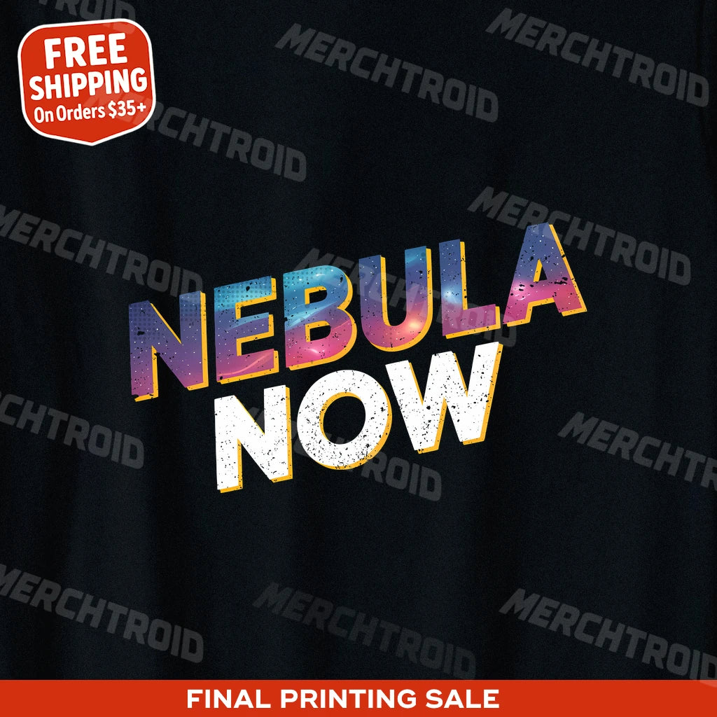 "Nebula Now" galaxy wolf t shirt - product photo 9