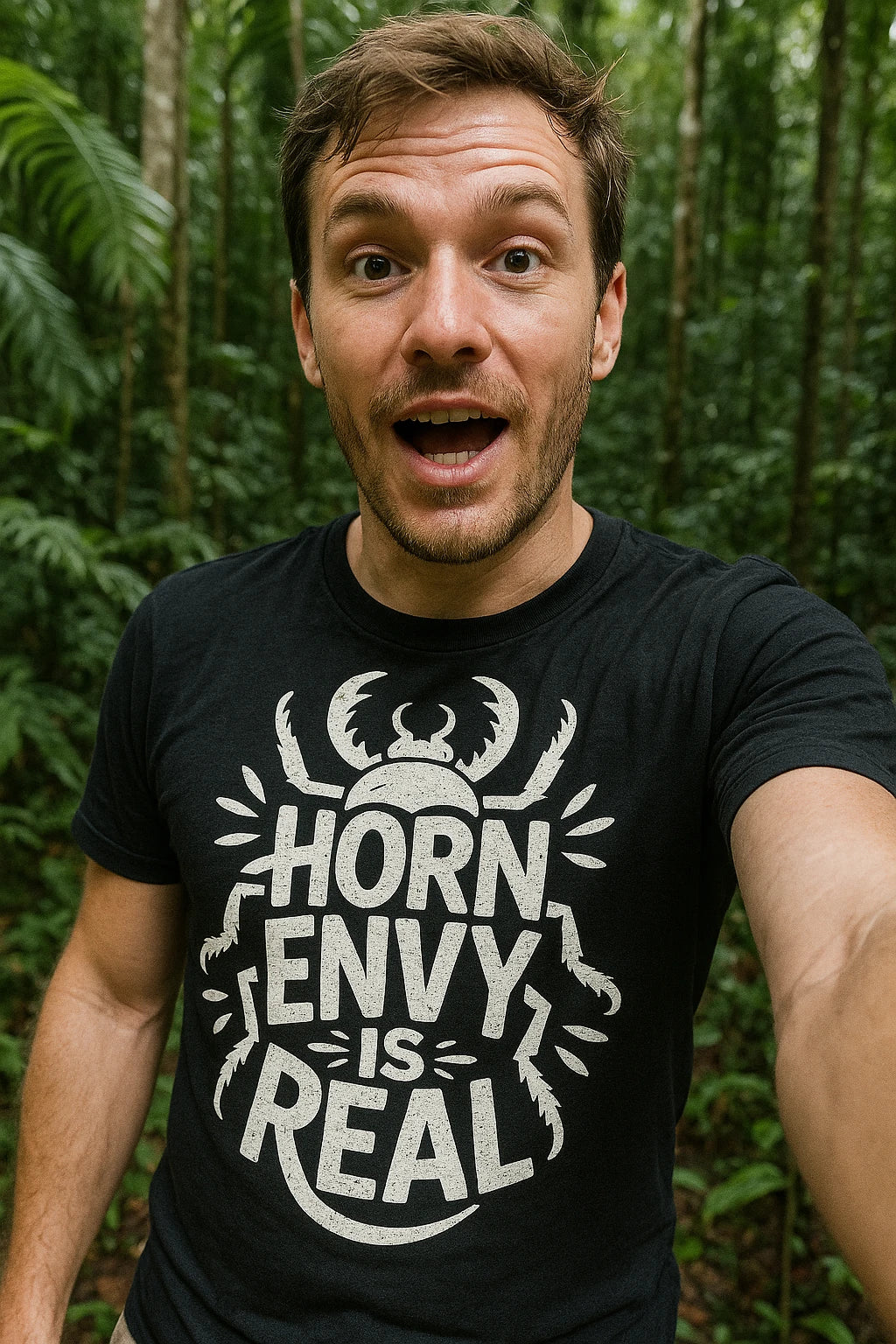 "Horn Envy Is Real" beetle shirts - product photo 7