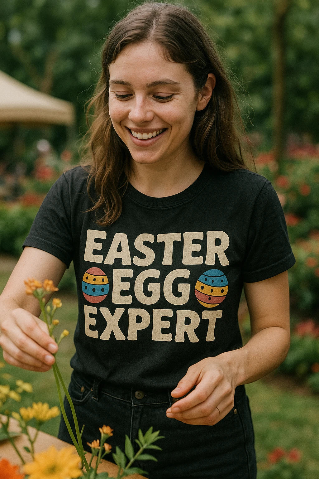"Easter Egg Expert" black easter shirts - a easter basket ideas for horse lovers