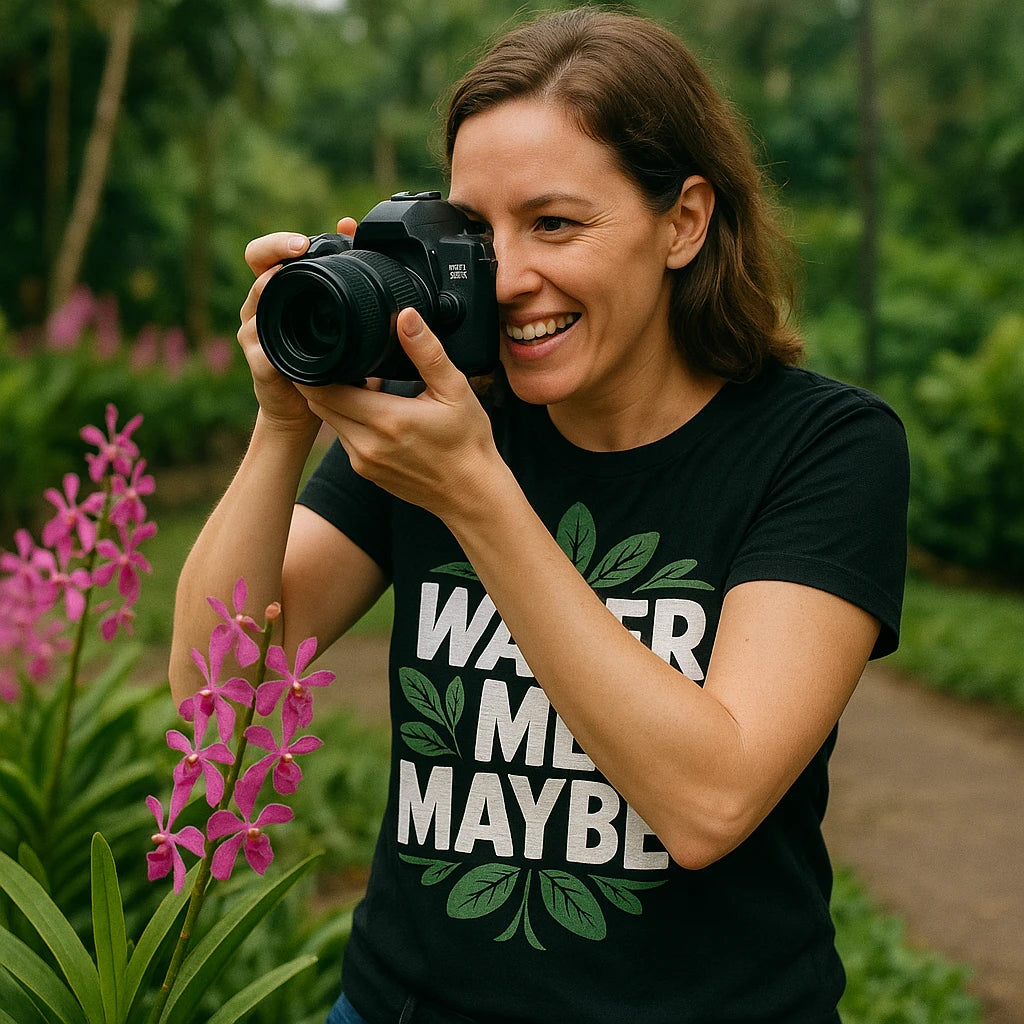 "Water Me Maybe" botany t shirt - product photo 8