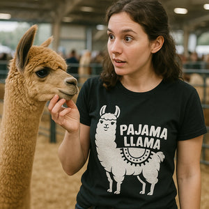 "Pajama Llama" llama llama t shirt - product photo 8