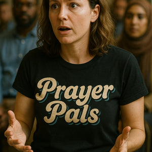"Prayer Pals" faith over fear t shirt - product photo 6