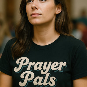 "Prayer Pals" faith over fear t shirt - product photo 7