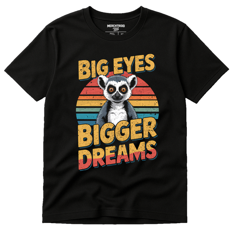 Black Lemur T Shirt - 