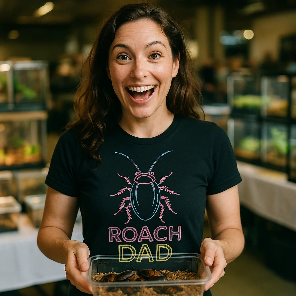 "Roach Dad" cockroaches t shirt - product photo 9