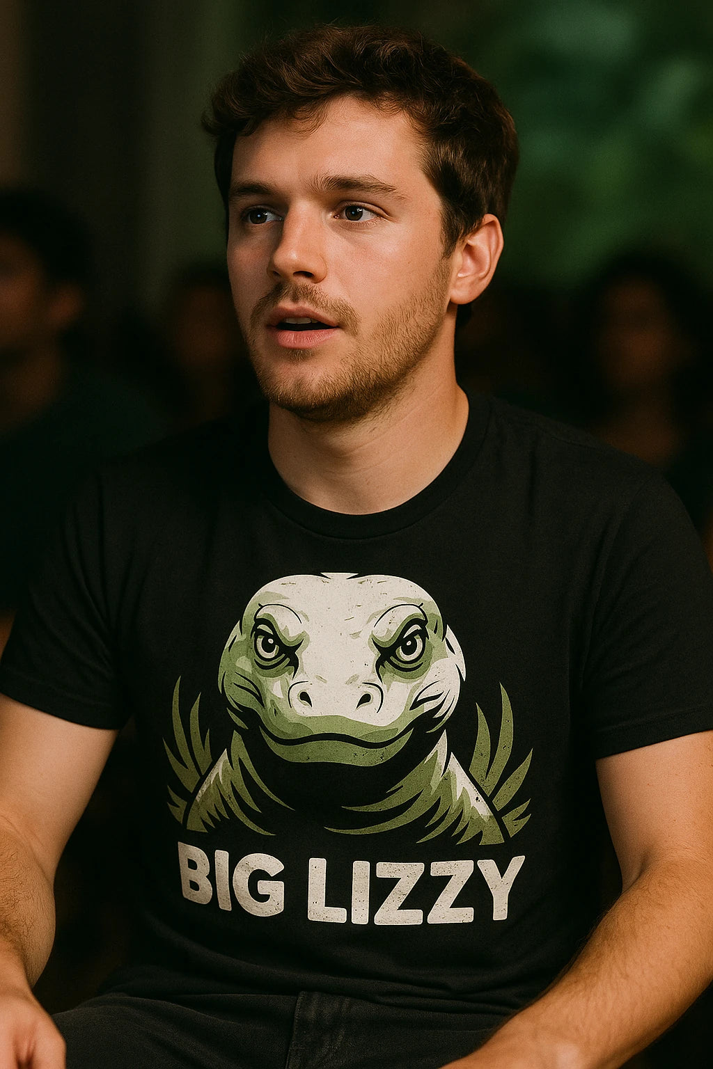 "Big Lizzy" black komodo dragon shirts - a birthday gift for komodo dragon lover