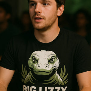 "Big Lizzy" black komodo dragon shirts - a birthday gift for komodo dragon lover
