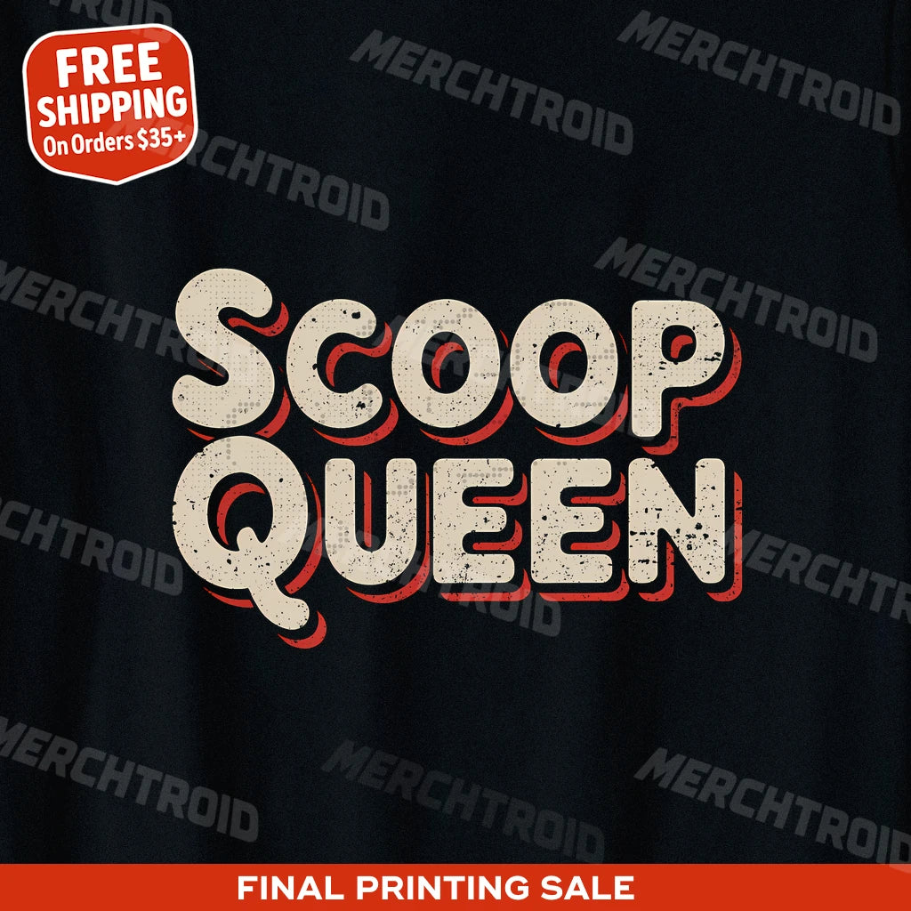 "Scoop Queen" journalist t shirt - product photo 9