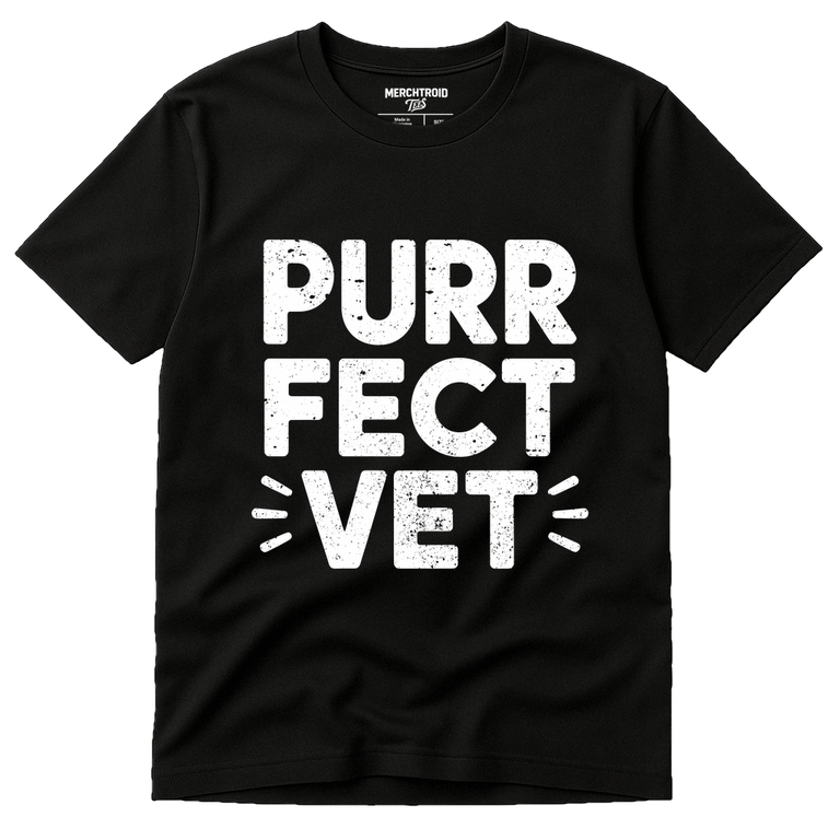Black Veterinarian T Shirt - 