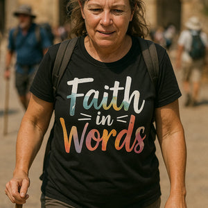 "Faith in Words" t shirt faith - product photo 6