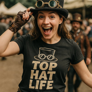"Top Hat Life" steampunk shirts - product photo 8