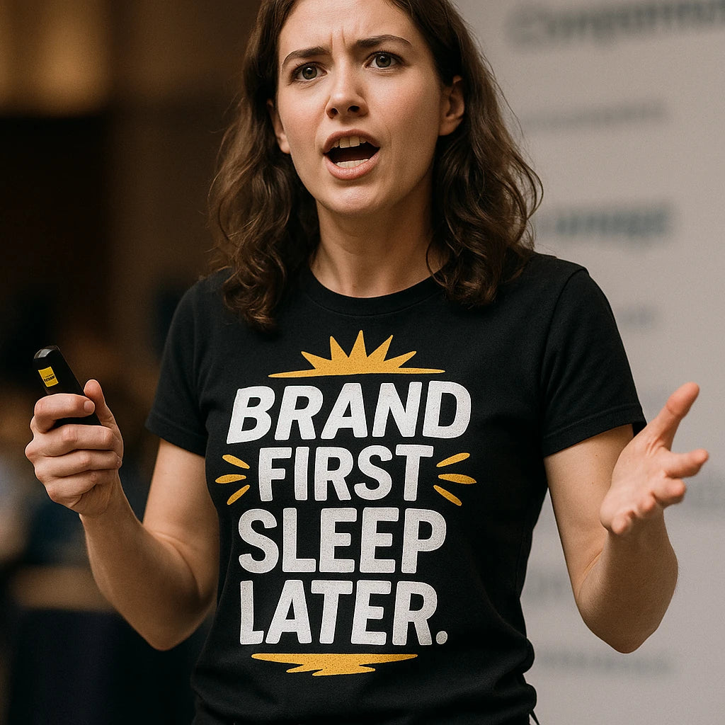 "Brand First Sleep Later" entrepreneurs t shirt - product photo 8