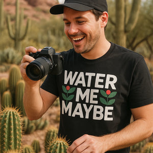 "Water Me Maybe" botany t shirt - product photo 8
