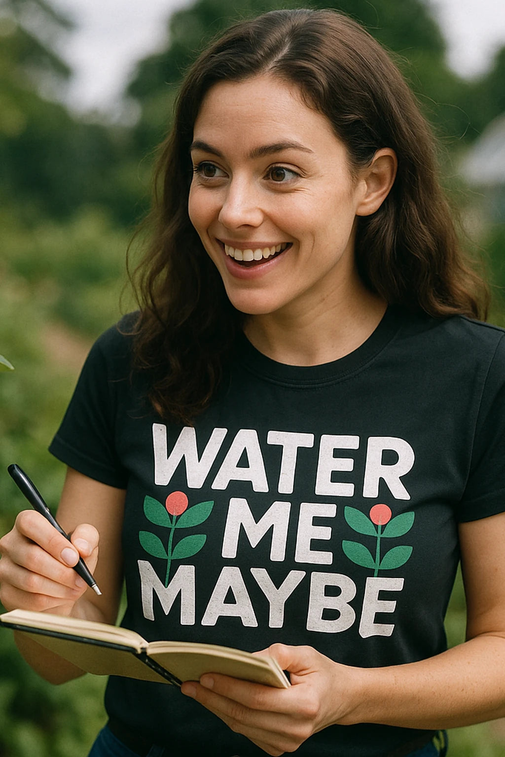 "Water Me Maybe" botany t shirt - product photo 7