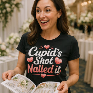 "Cupid’S Shot Nailed It" relationships shirts - product photo 8