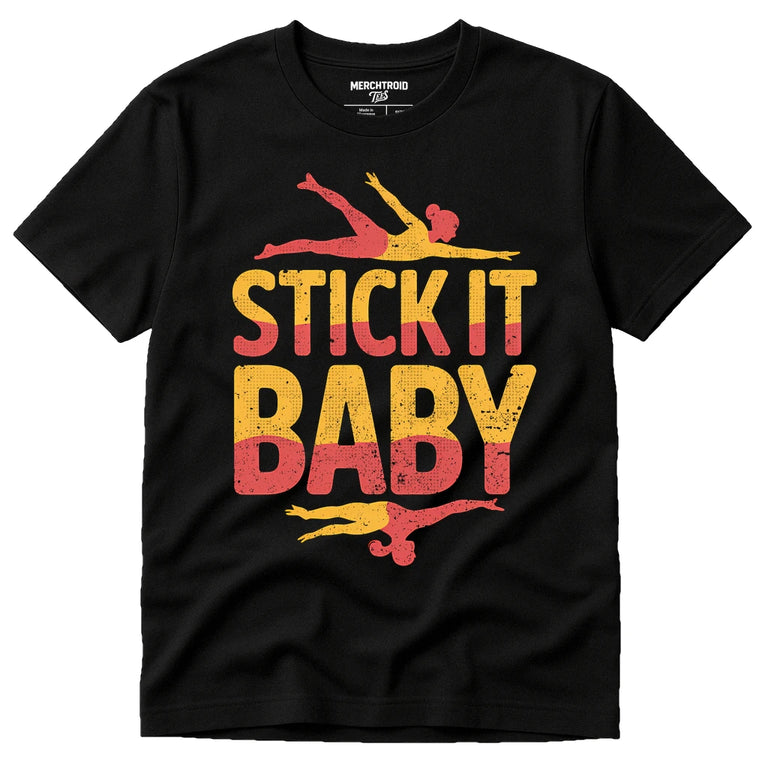 Black Gymnastics T Shirt Designs - 