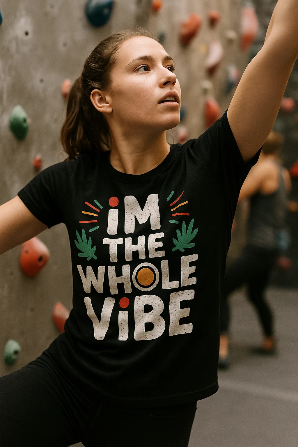 "Im the Whole Vibe" black growth mindset t shirt - a birthday gift for growth mindset lover