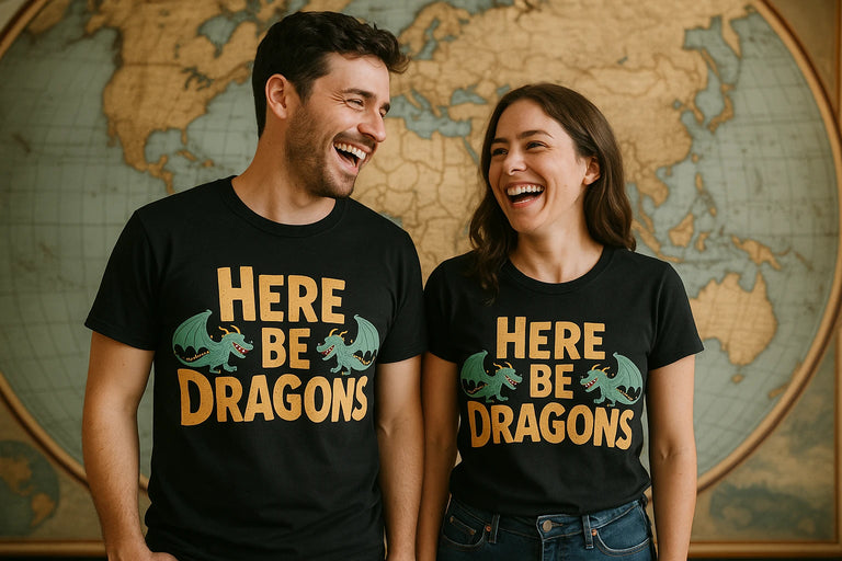 Person wearing the black cartographer shirts graphic tee - 