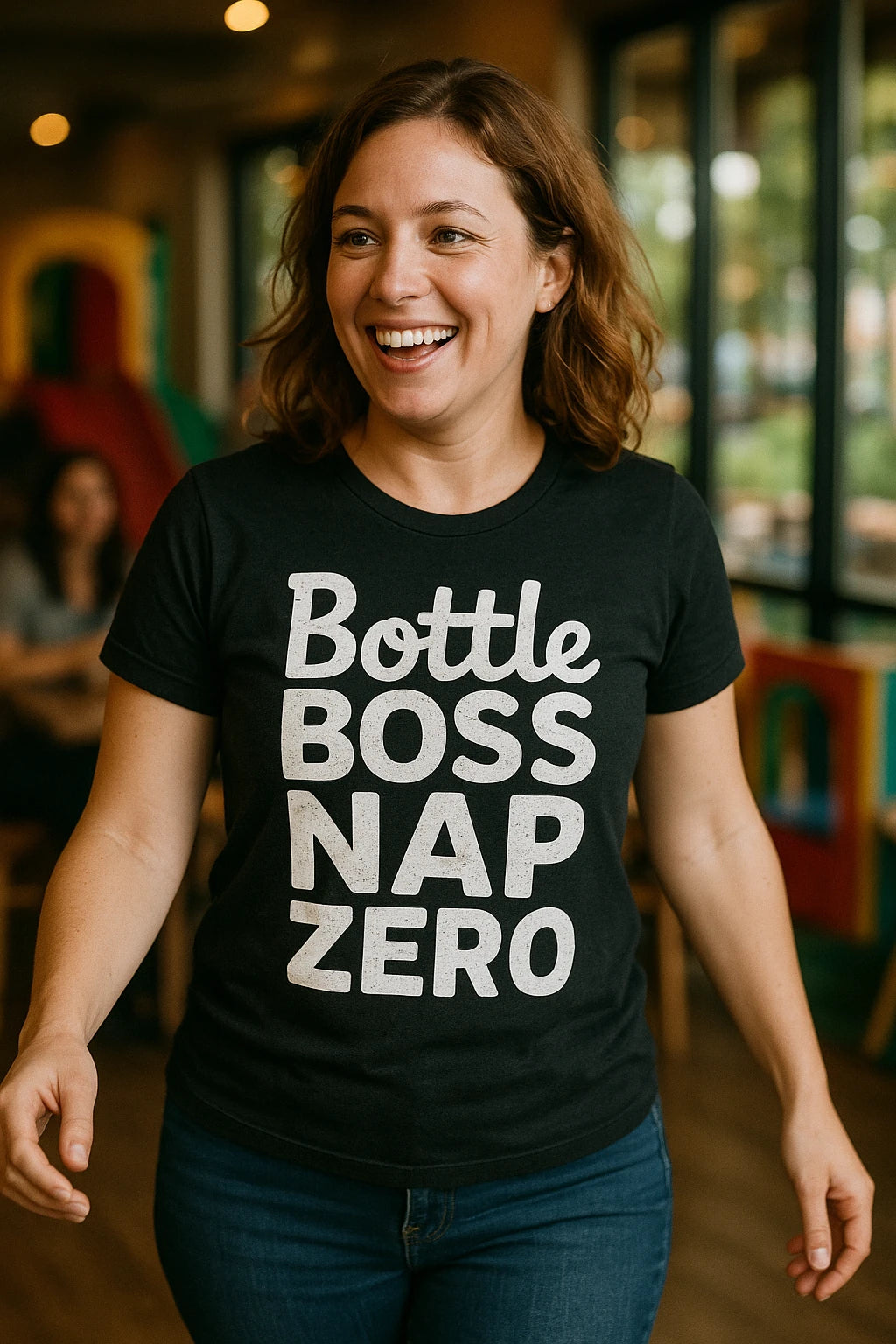 "Bottle Boss Nap Zero" black new parents shirts - a birthday gift for new parents lover