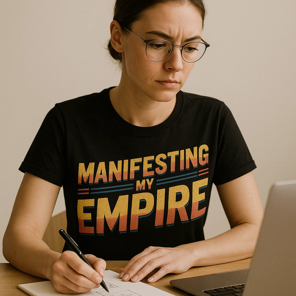 "Manifesting My Empire" entrepreneurs shirts - product photo 8