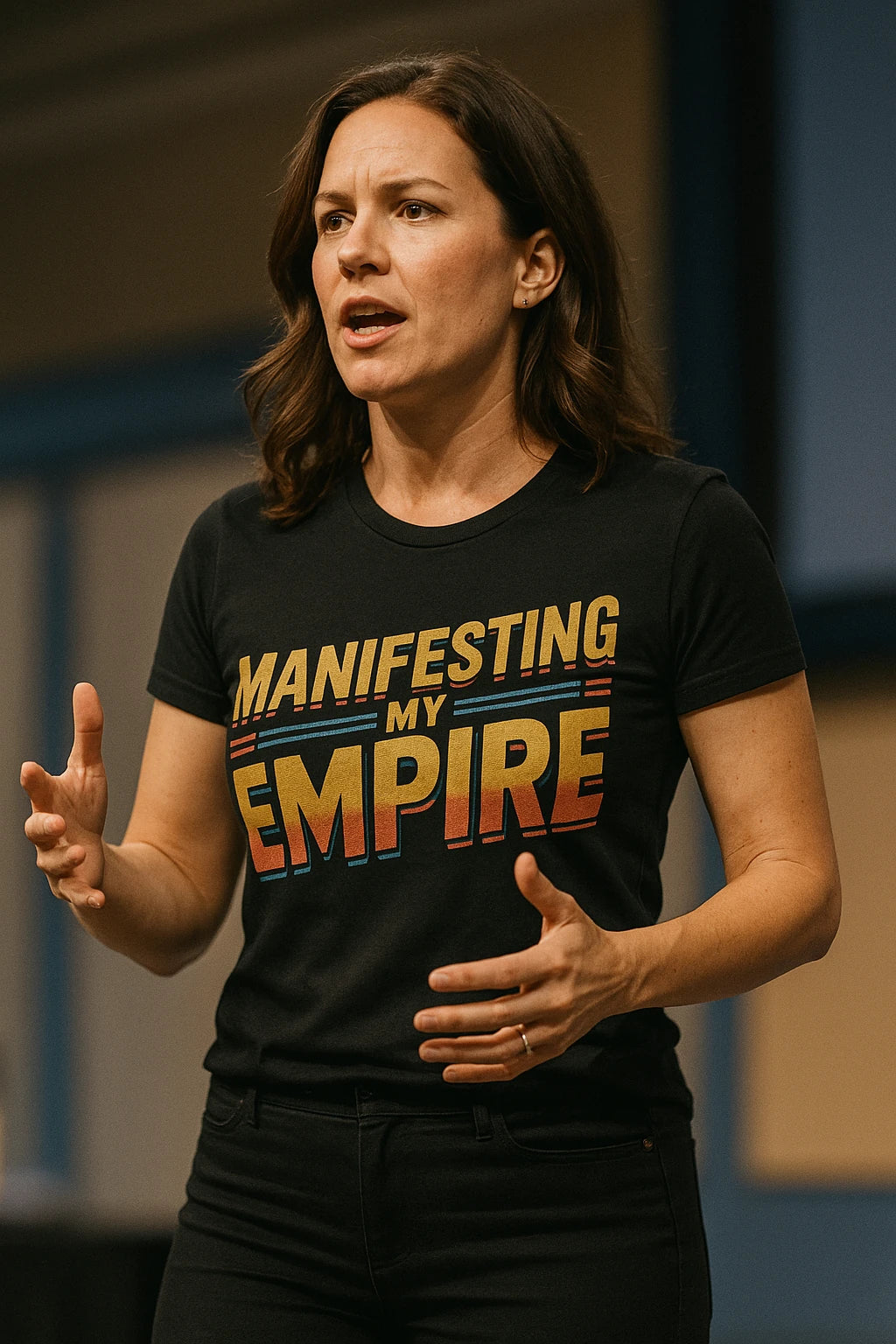 "Manifesting My Empire" black entrepreneurs shirts - a birthday gift for entrepreneurs lover